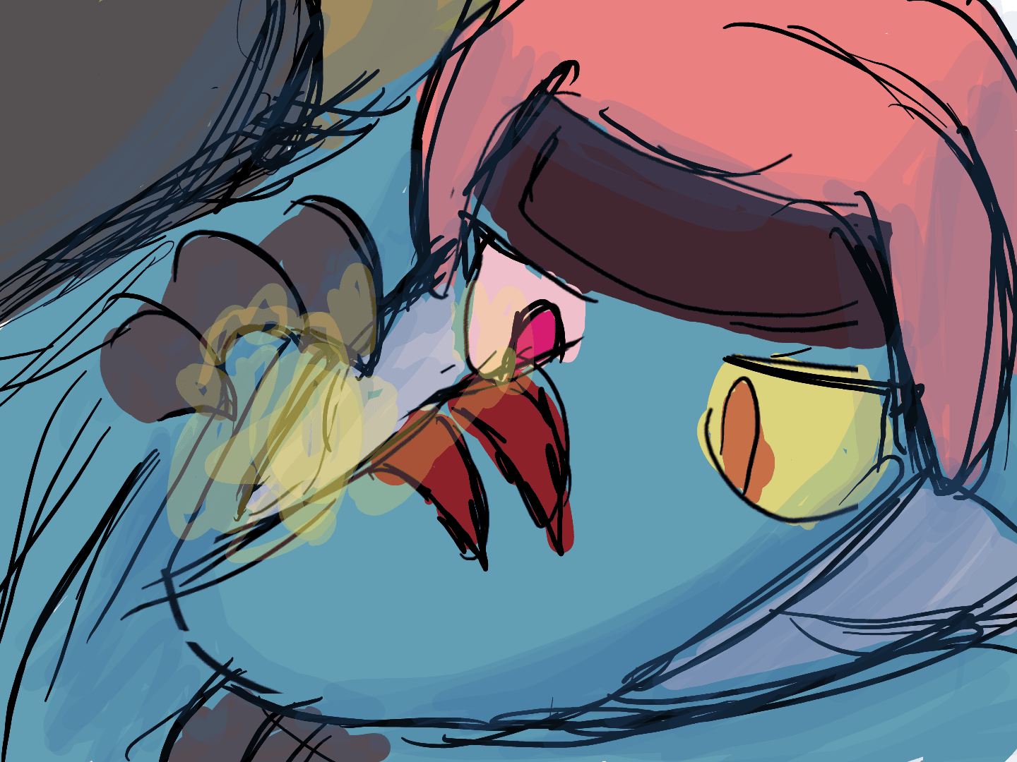 A soothing light washes over to knit the the flesh together, to cover and hide what is buried deep inside.